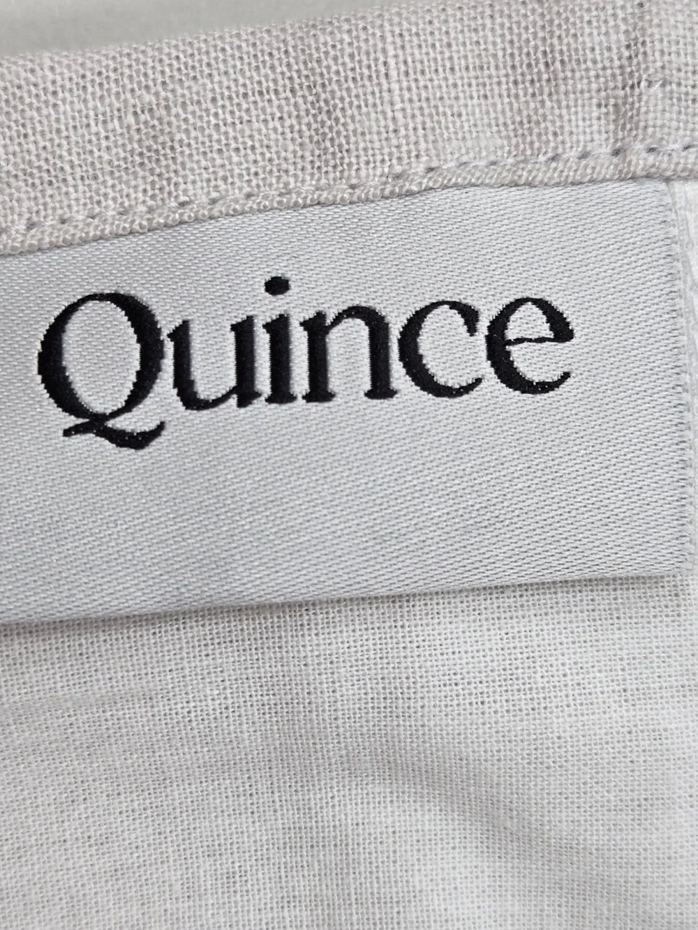 NWT QUINCE Set Of 2 48x96 European Linen Curtains Cloud 9276